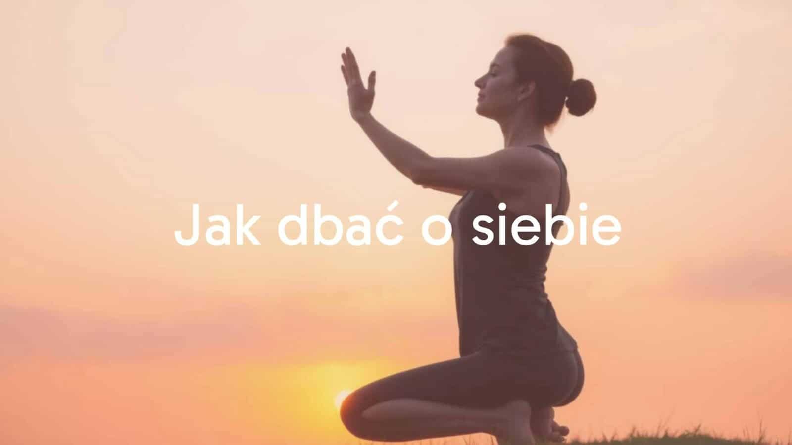 A serene woman practicing yoga at sunrise, peaceful atmosphere, soft lighting, realistic.