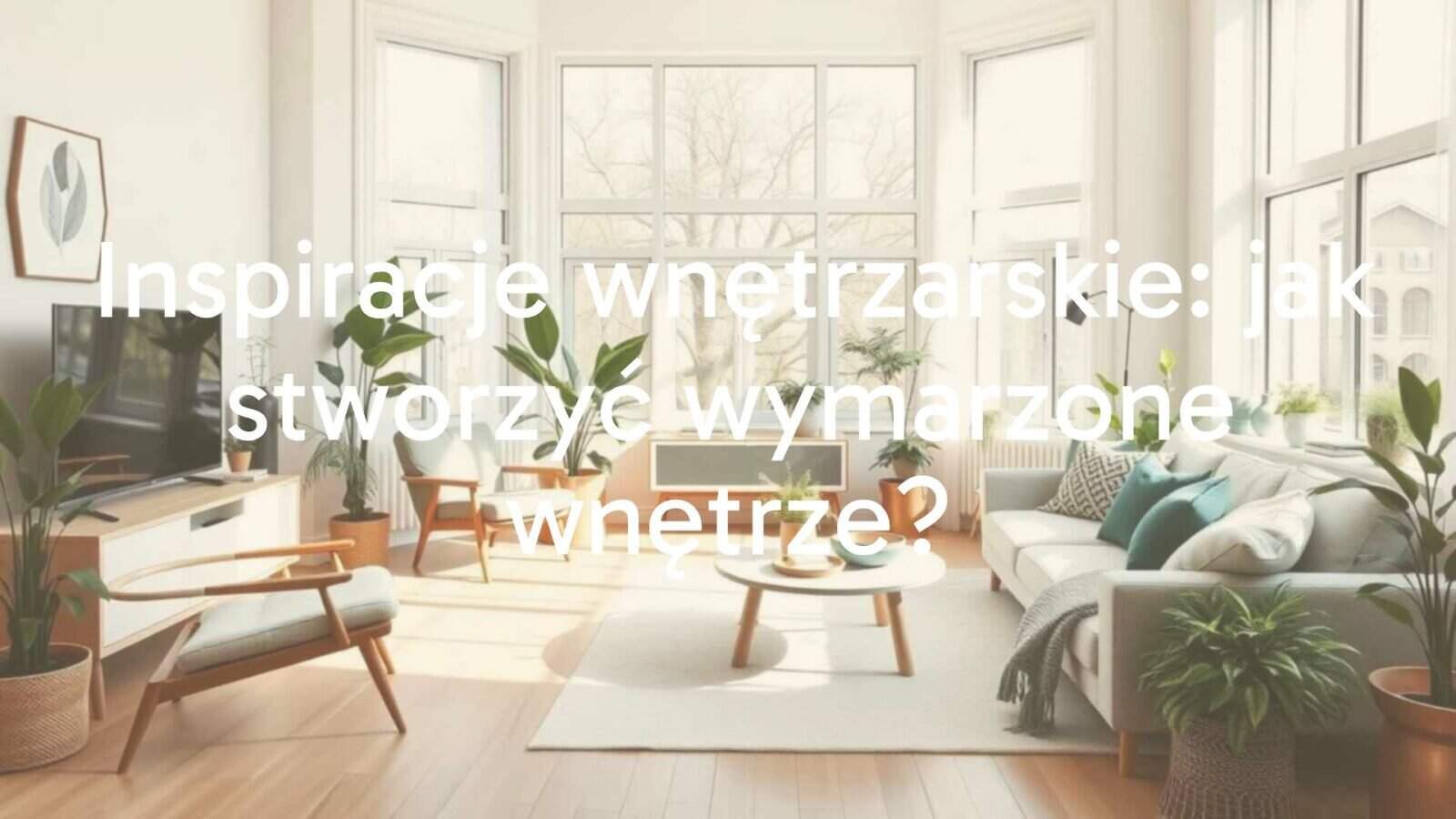 Modern living room interior design, cozy and stylish, natural light, Scandinavian furniture, plants, neutral color palette, realistic.