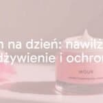 Elegant jar of day cream, soft pink and white tones, fresh and hydrating appearance, natural light, clean beauty aesthetic, realistic.