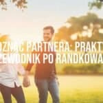 A happy couple holding hands while walking in a park at sunset, romantic atmosphere, soft lighting, realistic style.