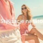 A stylish summer outfit, lightweight and breathable fabric, bright colors, sunny beach background, relaxed and elegant vibe, realistic.
