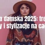 Elegant woman wearing stylish 2025 fashion, boho and minimalist mix, vibrant colors and textures, realistic, fashion magazine style.