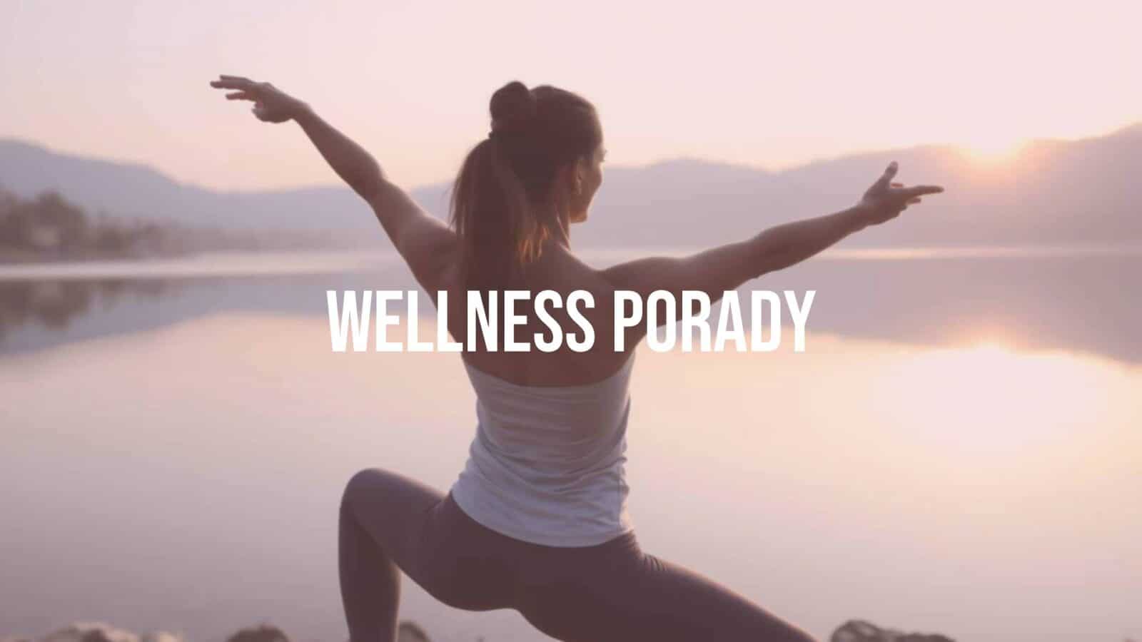 A serene woman practicing yoga by a tranquil lake at sunrise, calm and peaceful, wellness theme, natural light, realistic.