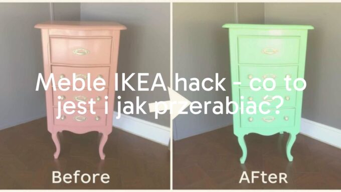 Creative IKEA furniture hack, DIY transformation, before and after shot, vibrant and personalized design, realistic style.