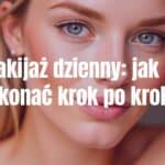 Fresh-faced woman with natural daytime makeup, glowing skin, soft lighting, minimal and elegant look, neutral tones, subtle blush and mascara, realistic.