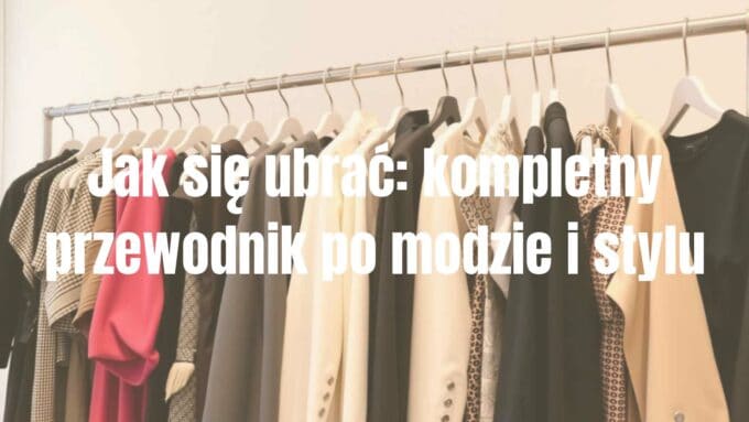 Stylish outfit selection on a clothing rack, mixed fashion styles, neutral background, elegant and modern vibe.