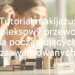 A woman applying makeup step by step, natural daylight, cosmetic products on a table, soft focus background, realistic.