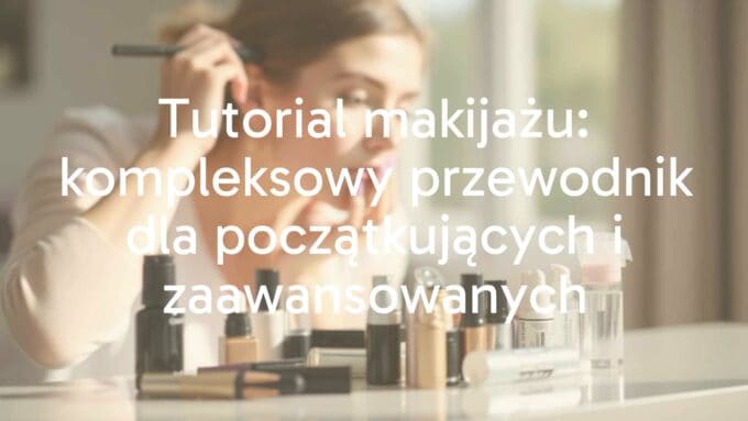 A woman applying makeup step by step, natural daylight, cosmetic products on a table, soft focus background, realistic.