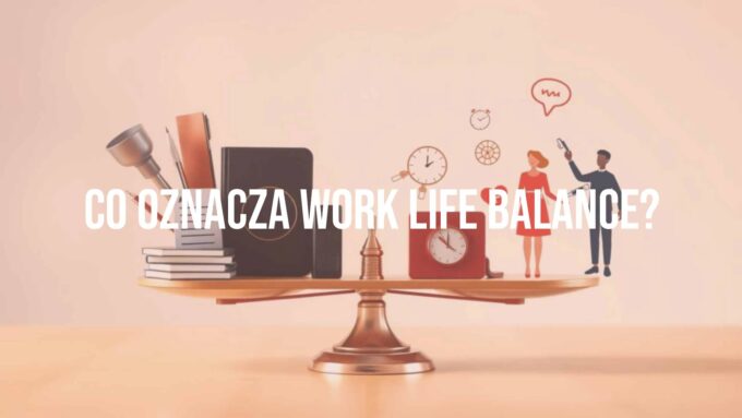 A balanced scale with work items on one side and personal life symbols on the other, soft background, professional yet warm tone, illustrative.